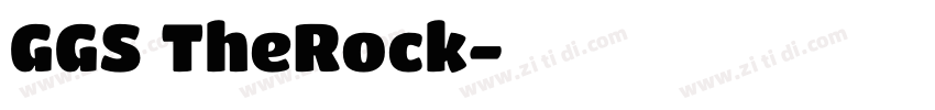 GGS TheRock字体转换